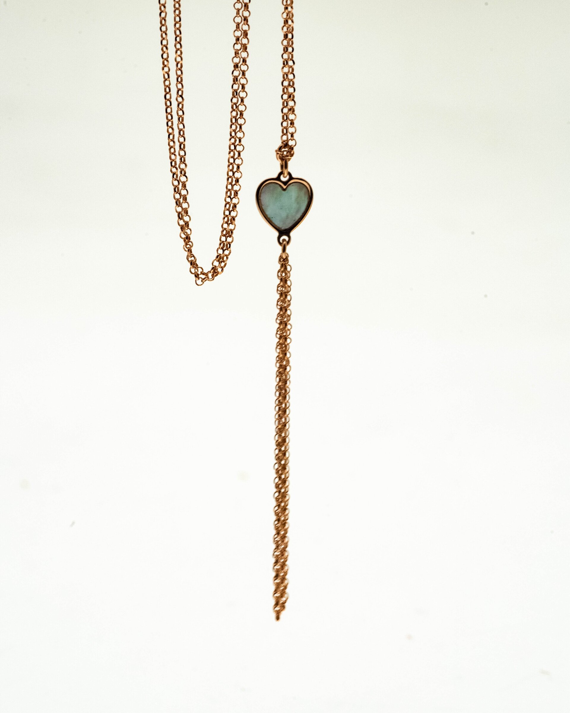 Collar corbatero corazón - 2
