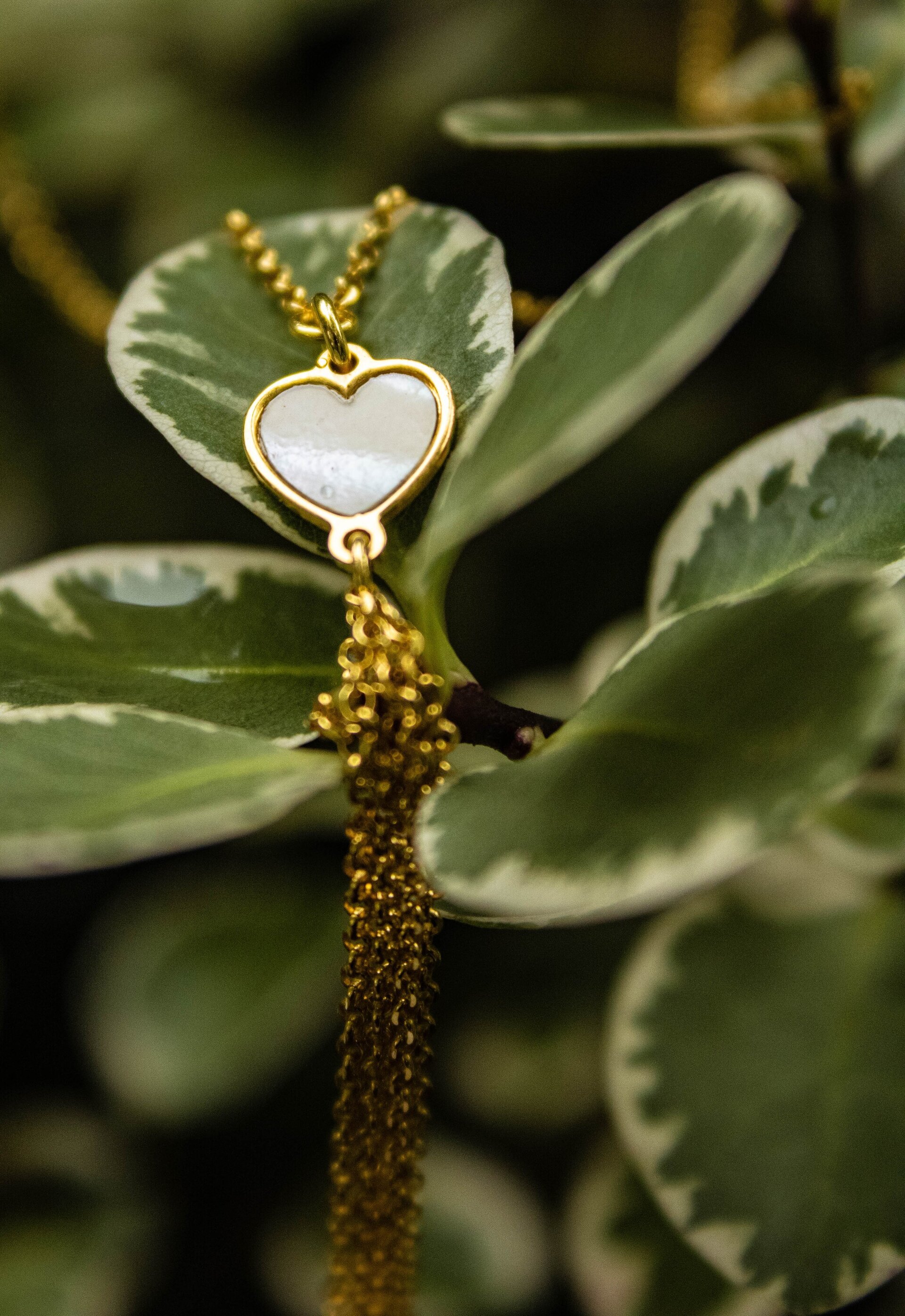 Collar corbatero corazón - 5
